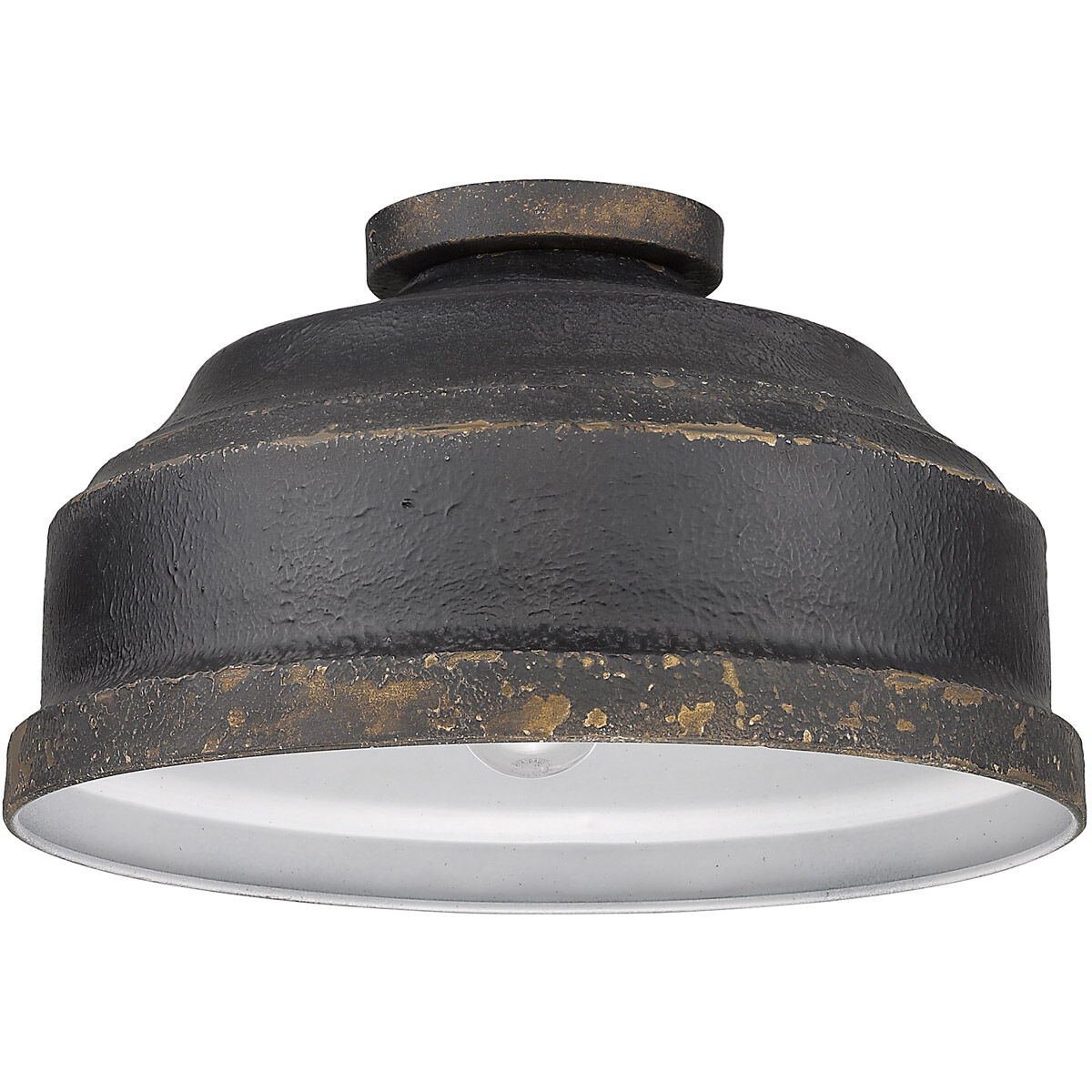 Iron flush ceiling lights outlet